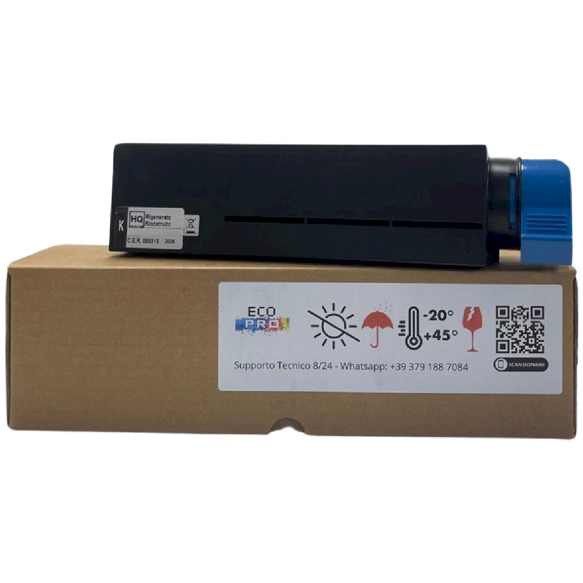 OKI - 44574702 - Toner Rigenerato Nero - Resa pagine: 3.500 - EAN: 5031713048688 - Compatibile con: B411 B431 MB461 MB471 MB491