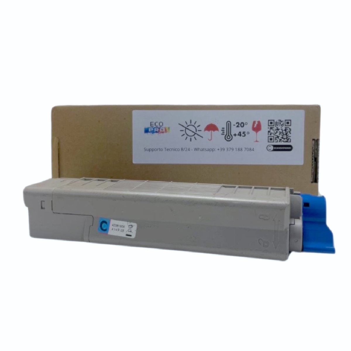 OKI - 43865723 - Toner Rigenerato Ciano - Resa pagine: 6.000 - EAN: 5031713039877 - Compatibile con: C5850 C5950 MC560