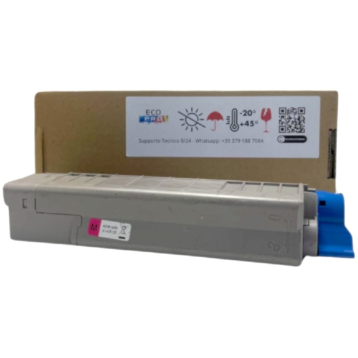 OKI - 43324430 - Toner Rigenerato Magenta - Resa pagine: 5.000 - EAN: 5031713032458 - Compatibile con: ES2032 ES2632 ES2032MFP