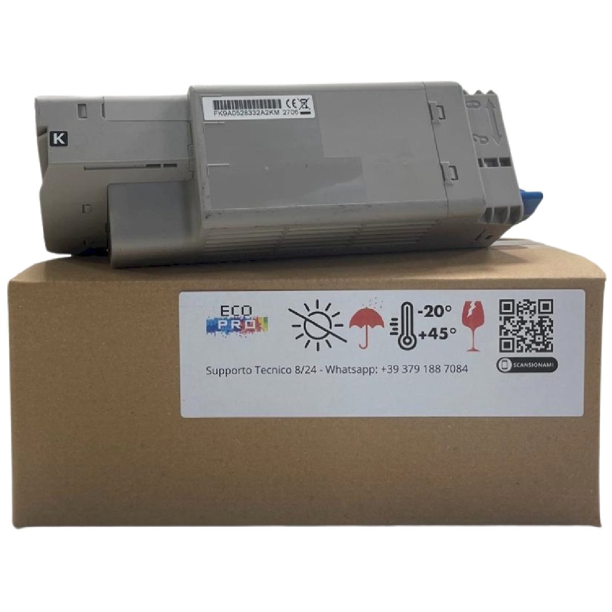 OKI - 45396204 - Toner Rigenerato Nero - Resa pagine: 15.000 - EAN: 5031713057635 - Compatibile con: MC770 MC780