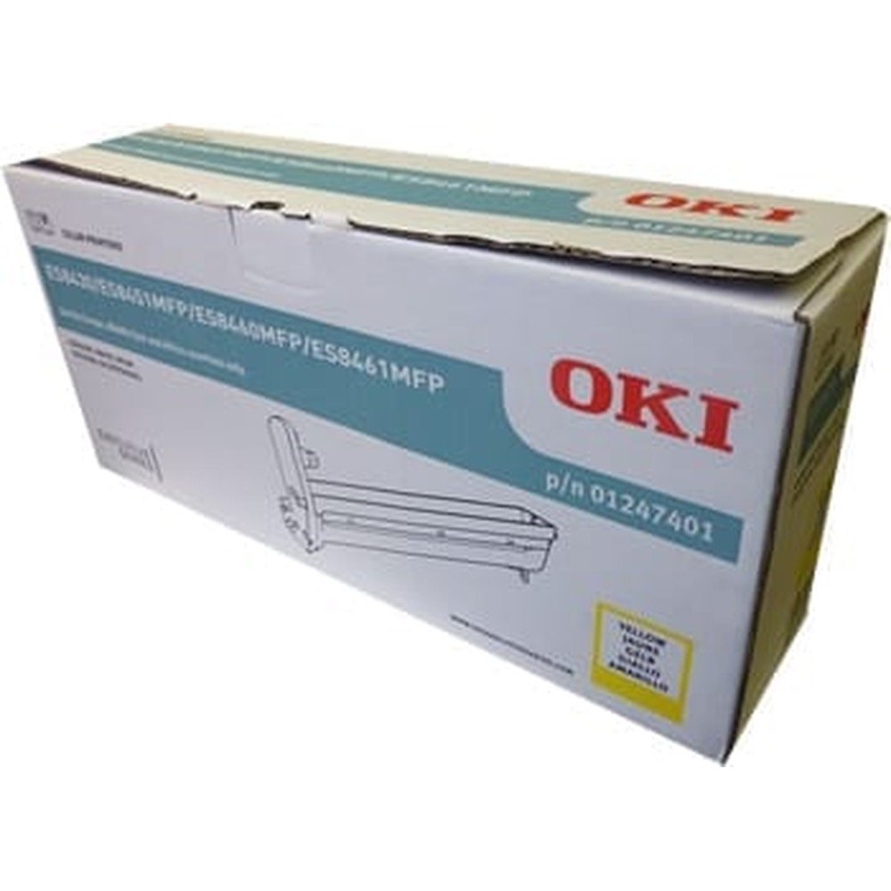 OKI - 01247401 - Tamburo Originale-Universale⢠Giallo - Resa pagine: 20.000 - EAN: 5031713043782 - Compatibile con: ES8430, ES8451, ES8461, ES8460