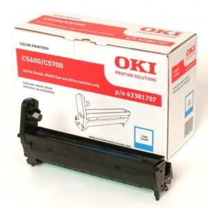 OKI - 43381707 - Tamburo  Originale-Universale™ Ciano - Resa pagine: 20.000 - EAN: 5031713031475 - Compatibile con: C5600, C5700