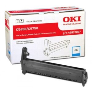 OKI - 43870007 - Tamburo Originale-Universale™ Ciano - Resa pagine: 20.000 - EAN: 5031713040118 - Compatibile con: C5650, C5750