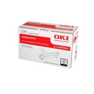 OKI - 43870024 - Tamburo Originale-Universale™ Nero - Resa pagine: 20.000 - EAN: 5031713040200 - Compatibile con: C5850, C5950, MC560