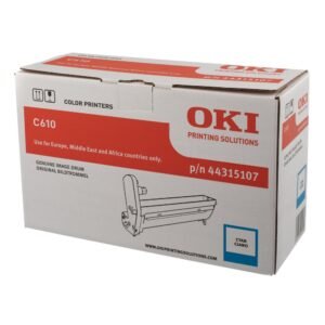 OKI - 44315107 - Tamburo Originale-Universale™ Ciano - Resa pagine: 20.000 - EAN: 5031713045939 - Compatibile con: C610