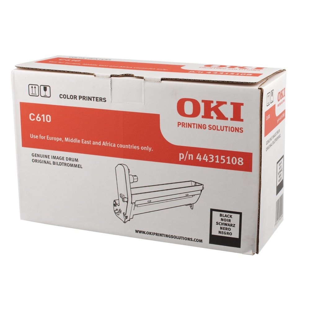 OKI - 44315108 - Tamburo Originale-Universale⢠Nero - Resa pagine: 20.000 - EAN: 5031713045946 - Compatibile con: C610