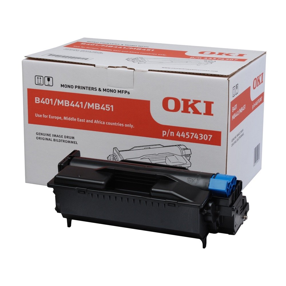 OKI - 44574307 - Tamburo Originale-Universale⢠Nero - Resa pagine: 5.000 - EAN: 5031713054757 - Compatibile con: B401, MB441, MB451