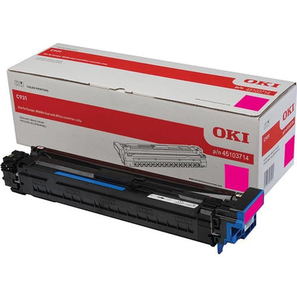OKI - 45103714 - Tamburo Originale-Universale⢠Magenta - Resa pagine: 40.000 - EAN: 5031713061182 - Compatibile con: C931, C911