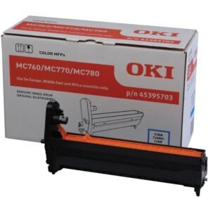OKI - 45395703 - Tamburo Originale-Universale™ Ciano - Resa pagine: 30.000 - EAN: 5031713058496 - Compatibile con: MC760, MC770, MC780