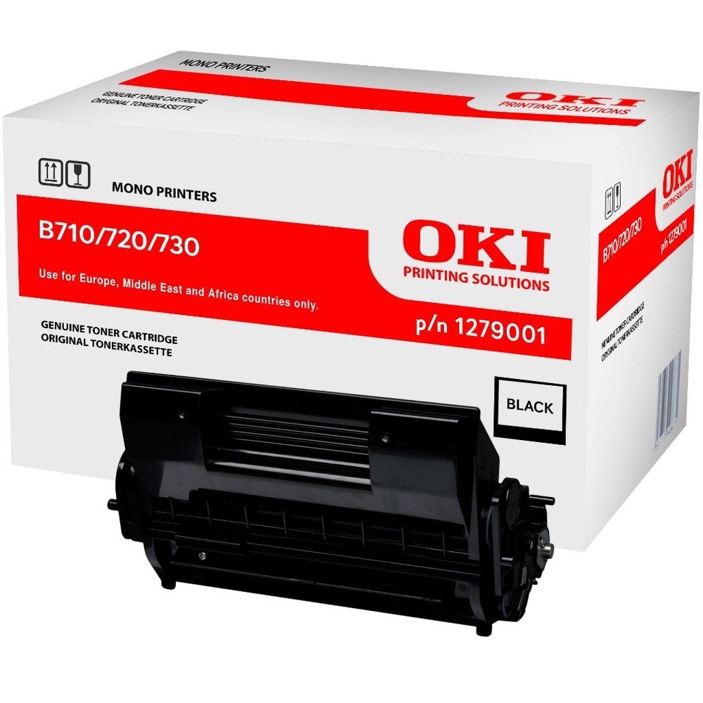 OKI - 01279101 - Toner Originale-Universale⢠Nero - Resa pagine: 20.000 - EAN: 5031713048275 - Compatibile con: B720