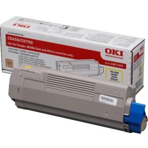 OKI - 43872305 - Toner Originale-Universale™ Giallo - Resa pagine: 2.000 - EAN: 5031713039778 - Compatibile con: C5650, C5750