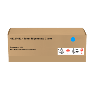 OKI - 43324431 - Toner Rigenerato Ciano - Resa pagine: 5.000 - EAN: 5031713032465 - Compatibile con: ES2032 ES2632 ES2032MFP