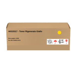 OKI  - 44315317 - Toner  Rigenerato Giallo - Resa pagine: 6.000  - EAN: 5031713047230 - Compatibile con: ES6410 6410