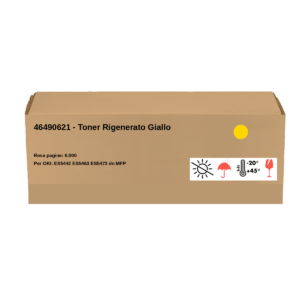 OKI - 46490621 - Toner Rigenerato Giallo - Resa pagine: 6.000 - EAN: 5031713067771 - Compatibile con: ES5442 ES5463 ES5473 dn MFP