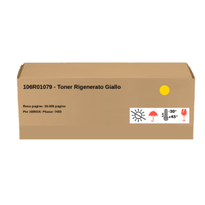 Xerox - 106R01079 - Toner Rigenerato Giallo - Resa pagine: 18.000 pagine - EAN: 0095205723724 - Compatibile con: Phaser 7400