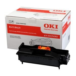 OKI - 44574302 - Tamburo Originale-Universale™ Nero - Resa pagine: 25.000 - EAN: 5031713048671 - Compatibile con: B412, B432, B512, MB472, MB492, MB562, B411, B431, MB461, MB471, MB491