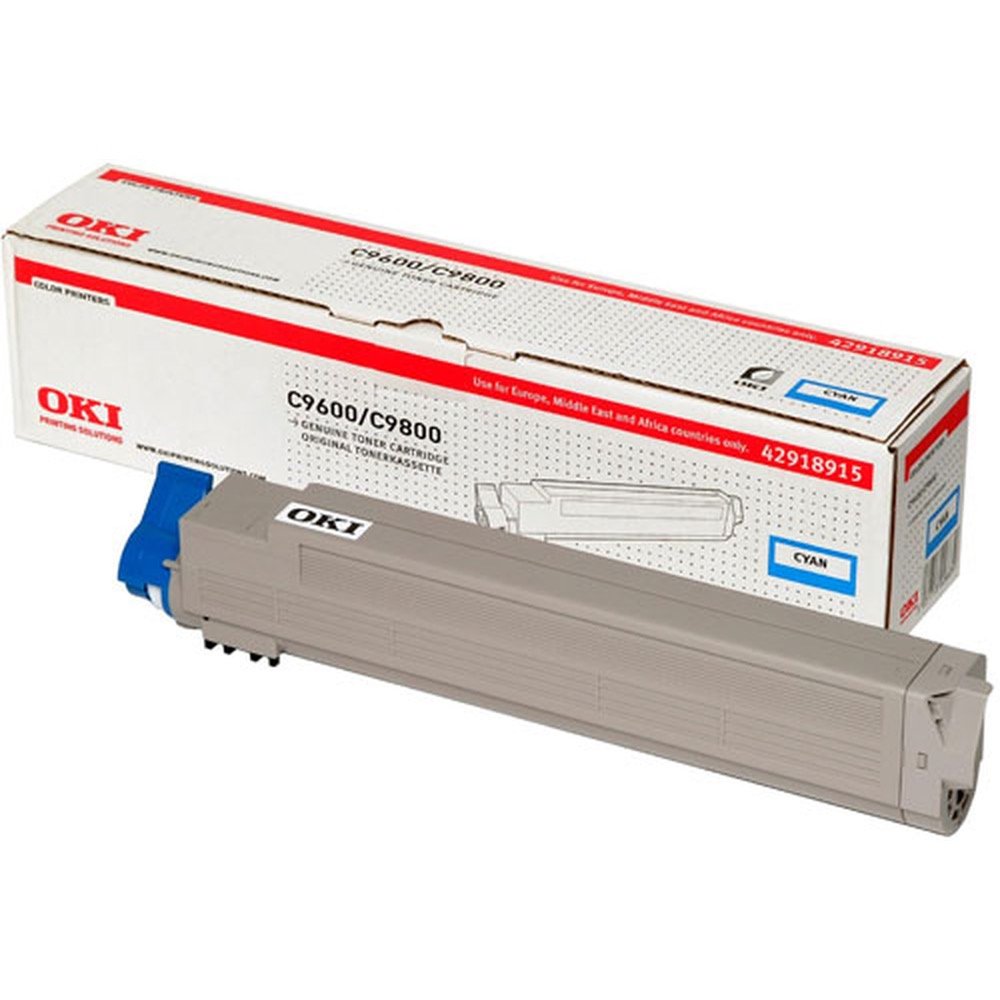 OKI - 42918915 - Toner Originale-Universale⢠Ciano - Resa pagine: 15.000 - EAN: 5031713026839 - Compatibile con: C9600, C9650, C9800, C9850
