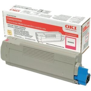 OKI - 43324422 - Toner  Originale-Universale™ Magenta - Resa pagine: 5.000 - EAN: 5031713031246 - Compatibile con: C5800, C5900, C5550