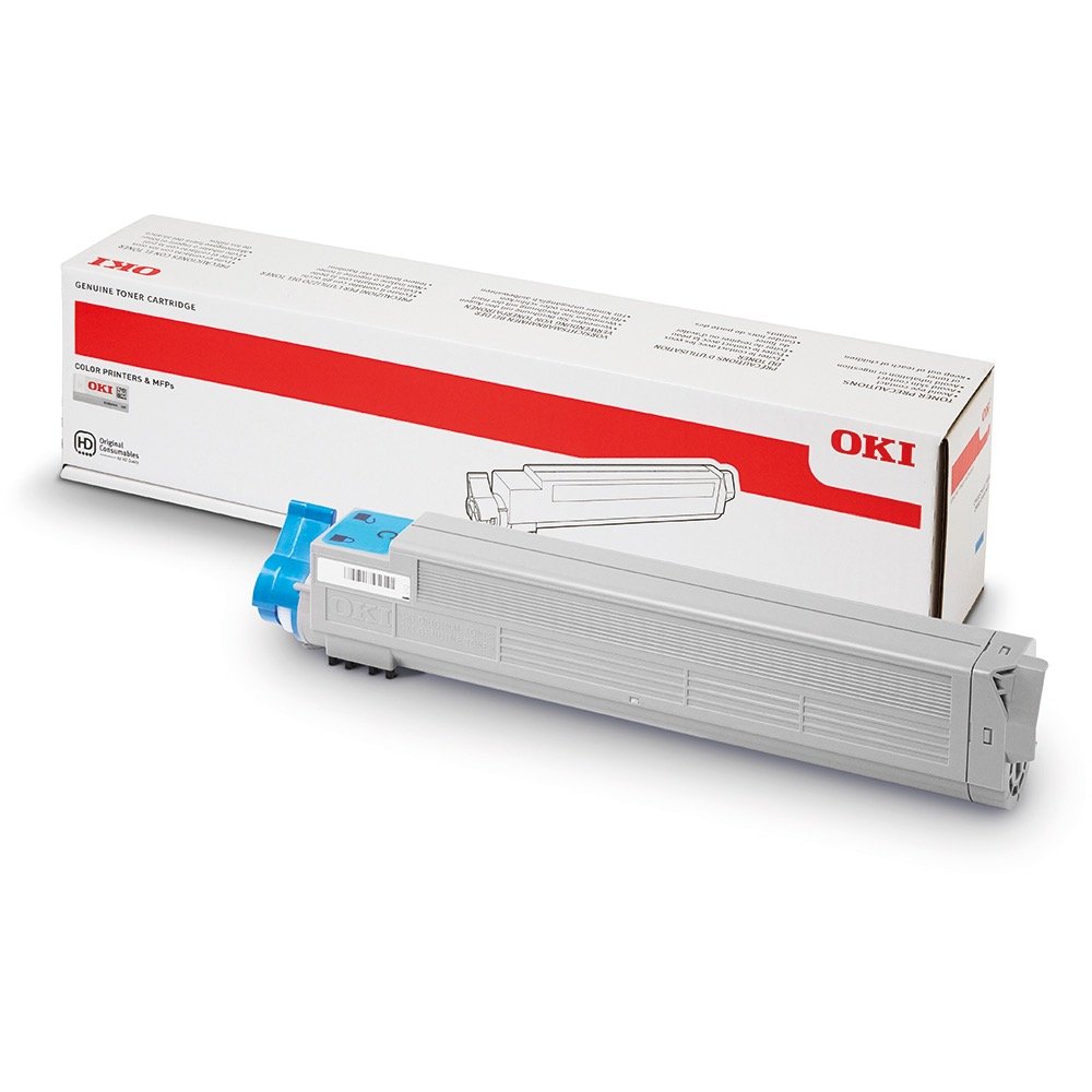 OKI - 43837131 - Toner Originale-Universale⢠Ciano - Resa pagine: 22.000 - EAN: 5031713050919 - Compatibile con: C9655