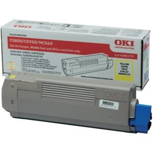 OKI - 43865721 - Toner Originale-Universale™ Giallo - Resa pagine: 6.000 - EAN: 5031713039853 - Compatibile con: C5850, C5950, MC560