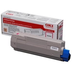 OKI - 43865722 - Toner Originale-Universale™ Magenta - Resa pagine: 6.000 - EAN: 5031713039860 - Compatibile con: C5850, C5950, MC560