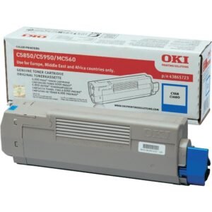 OKI - 43865723 - Toner Originale-Universale™ Ciano - Resa pagine: 6.000 - EAN: 5031713039877 - Compatibile con: C5850, C5950, MC560