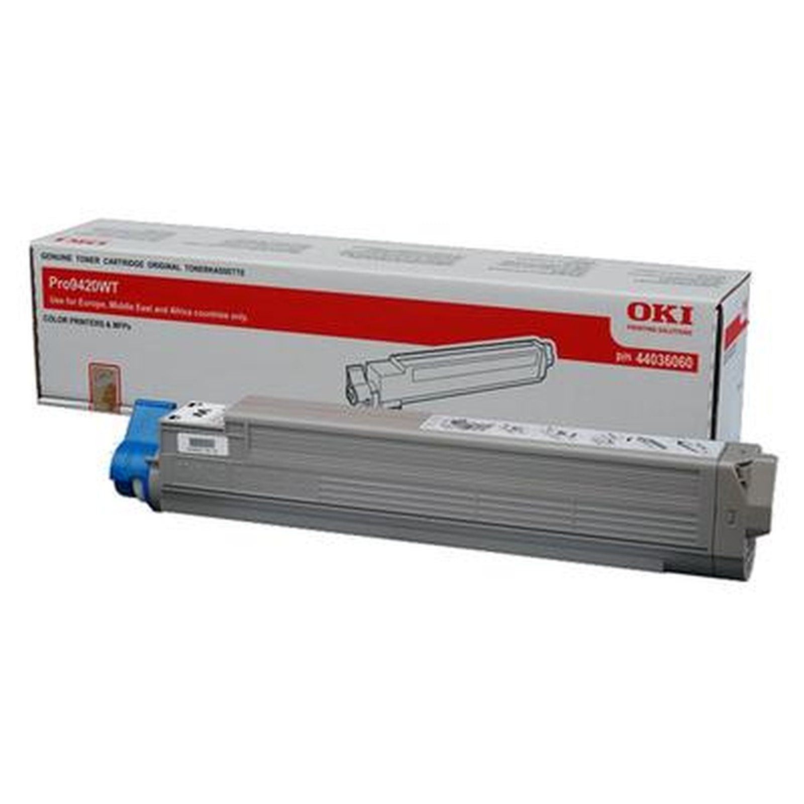 OKI - 44036060 - Toner Originale-Universale⢠Bianco - Resa pagine: 8.000 - EAN: 5031713056706 - Compatibile con: ES9420WT