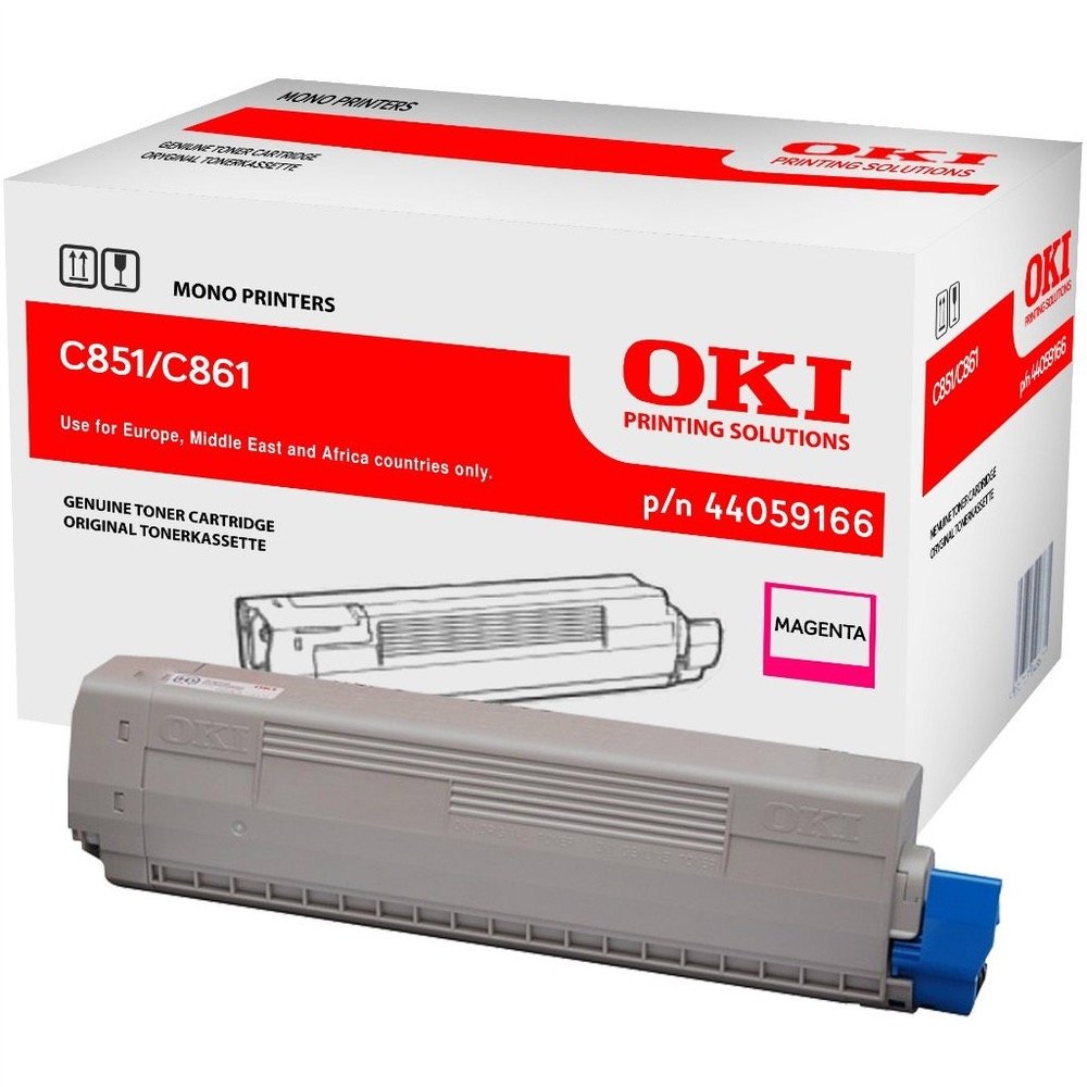 OKI - 44059166 - Toner Originale-Universale™ Magenta - Resa pagine: 7.300 - EAN: 5031713052630 - Compatibile con: MC851, MC861