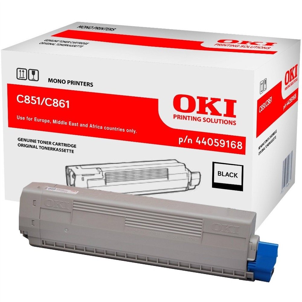 OKI - 44059168 - Toner Originale-Universale⢠Nero - Resa pagine: 7.000 - EAN: 5031713052654 - Compatibile con: MC851, MC861