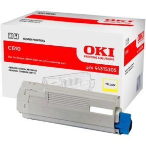 OKI - 44315305 - Toner Originale-Universale™ Giallo - Resa pagine: 6.000 - EAN: 5031713045830 - Compatibile con: C610
