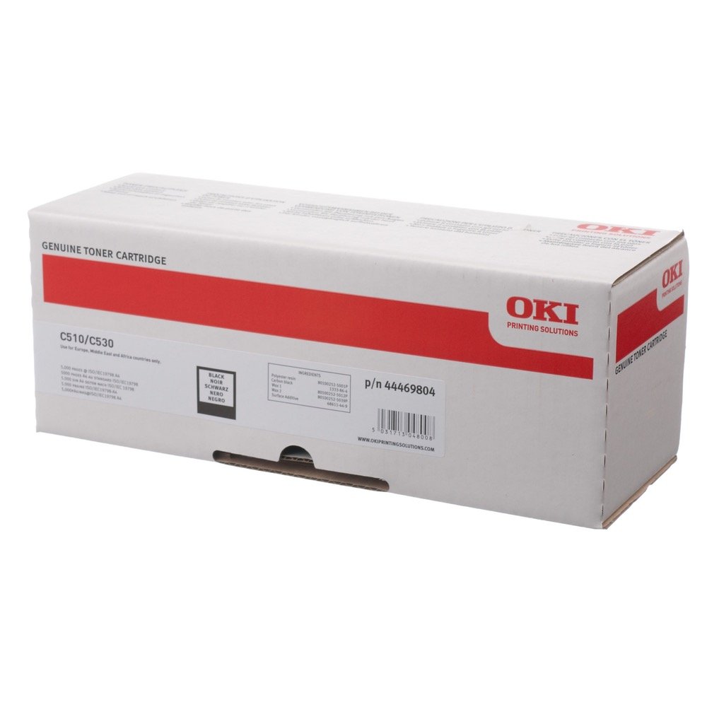 OKI - 44469804 - Toner Originale-Universale™ Nero - Resa pagine: 5.000 - EAN: 5031713048008 - Compatibile con: C510, C530, MC561