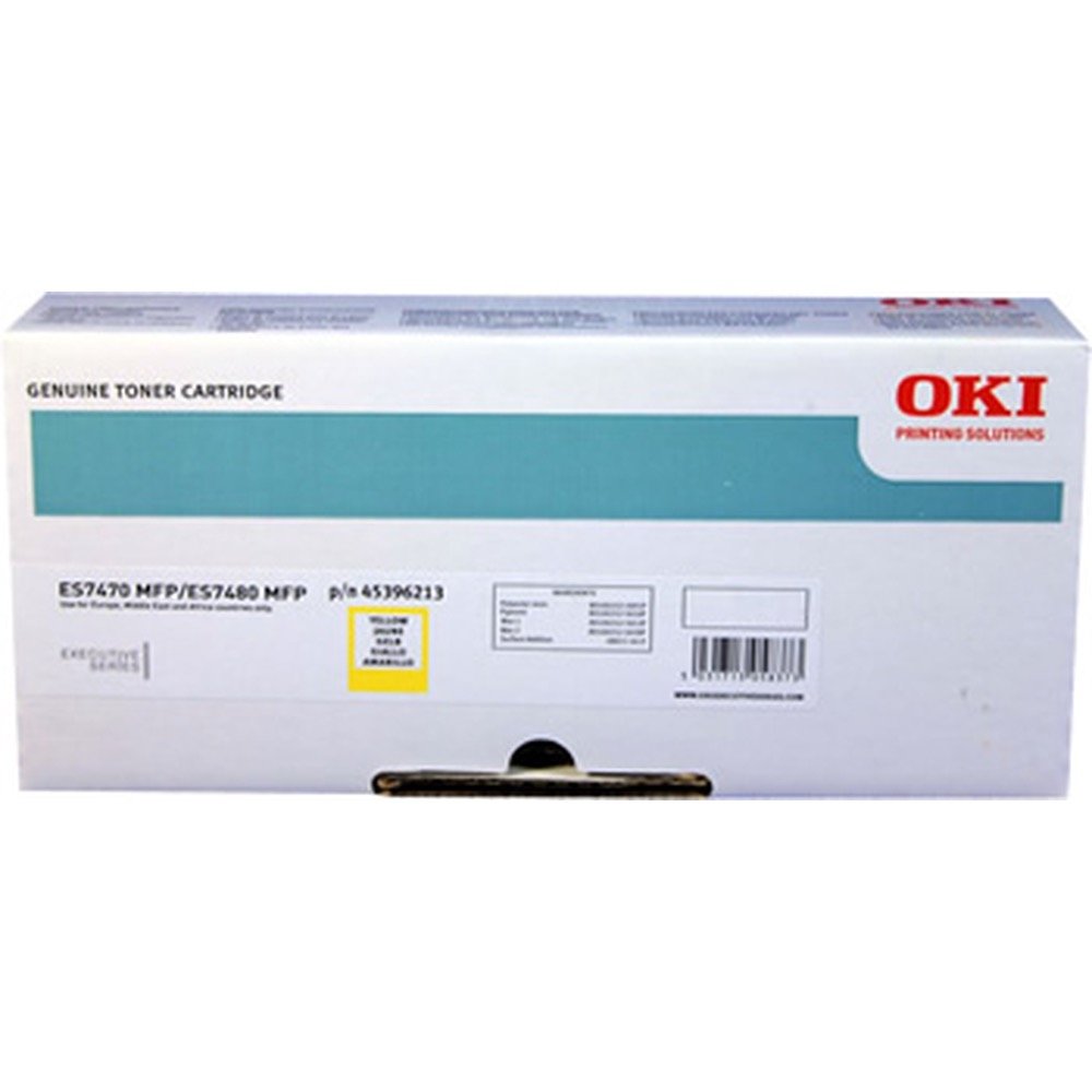 OKI - 45396213 - Toner Originale-Universale⢠Giallo - Resa pagine: 11.500 - EAN: 5031713058373 - Compatibile con: ES7470, ES7480, ES, 7470, 7480