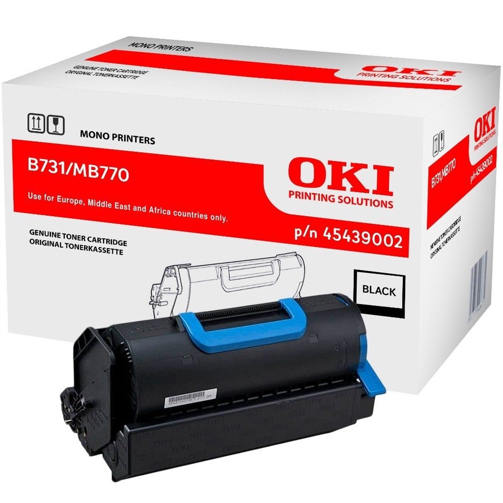 OKI - 45439002 - Toner Originale-Universale⢠Nero - Resa pagine: 36.000 - EAN: 5031713059776 - Compatibile con: B731, MB770