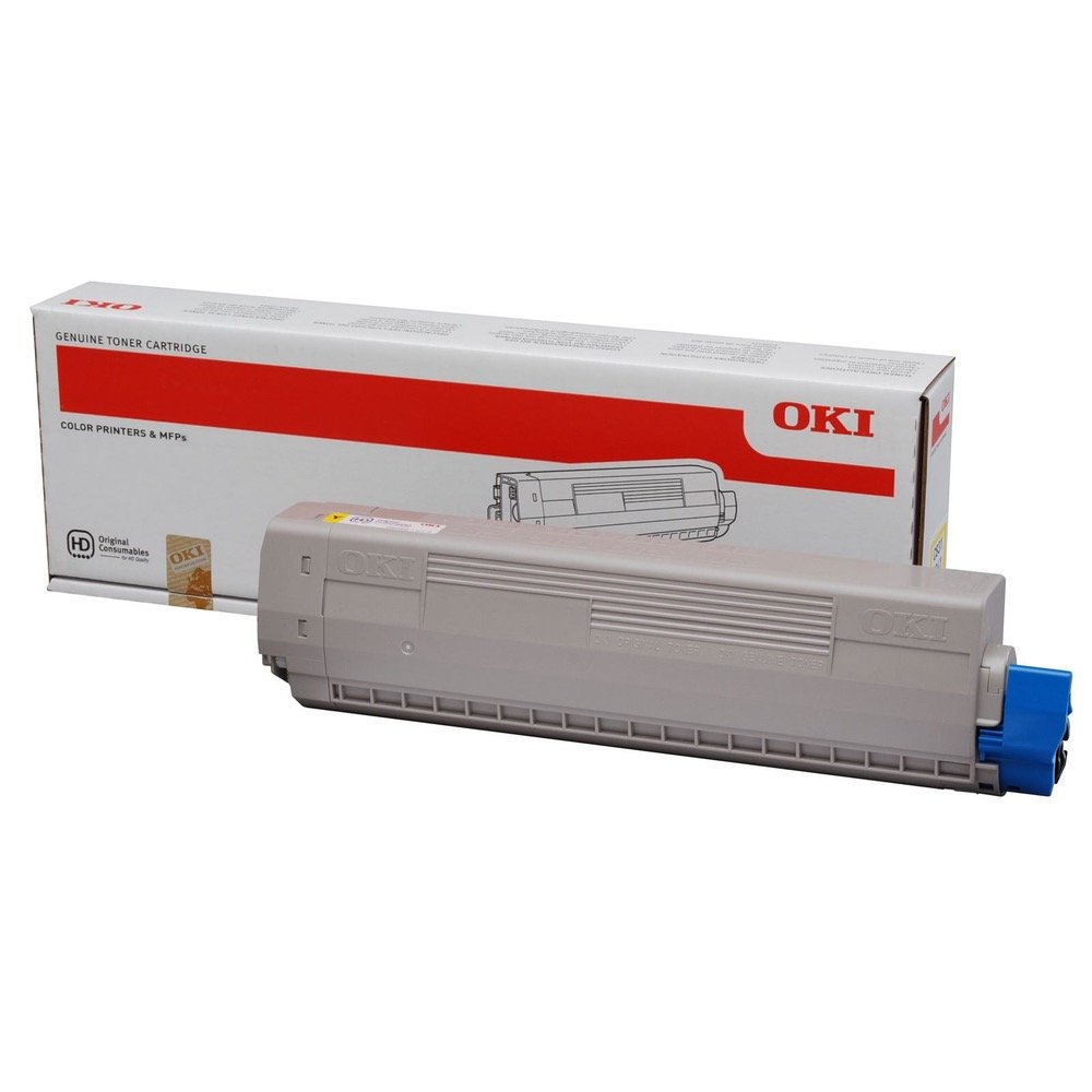 OKI - 46443101 - Toner Originale-Universale⢠Giallo - Resa pagine: 10.000 - EAN: 5031713066811 - Compatibile con: C833, C843