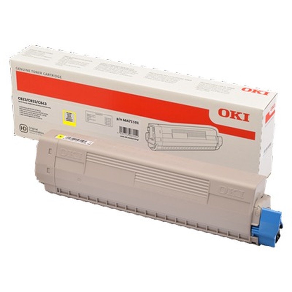 OKI - 46471101 - Toner Originale-Universale™ Giallo - Resa pagine: 7.000 - EAN: 5031713067054 - Compatibile con: C823, C833, C843