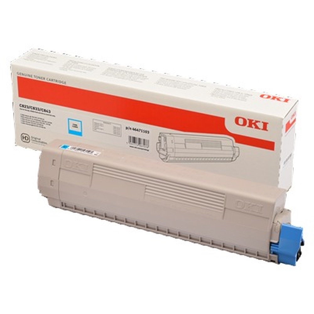 OKI - 46471103 - Toner Originale-Universale™ Ciano - Resa pagine: 7.000 - EAN: 5031713067078 - Compatibile con: C823, C833, C843