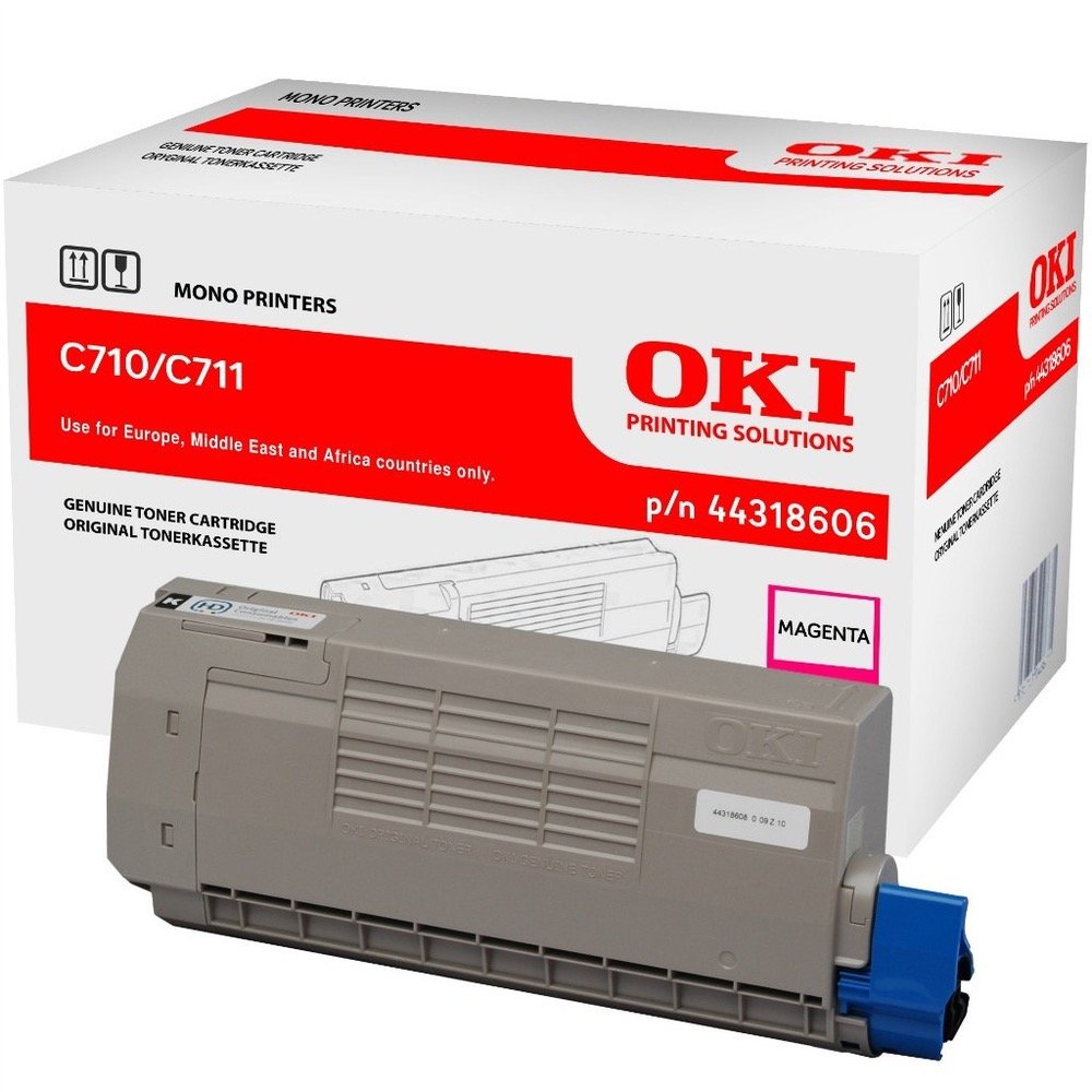 OKI - 46507614 - Toner Originale-Universale⢠Magenta - Resa pagine: 1.500 - EAN: 5031713068501 - Compatibile con: C712